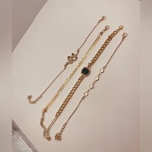 Set bracelet for women imitation diamond design 4 pieces